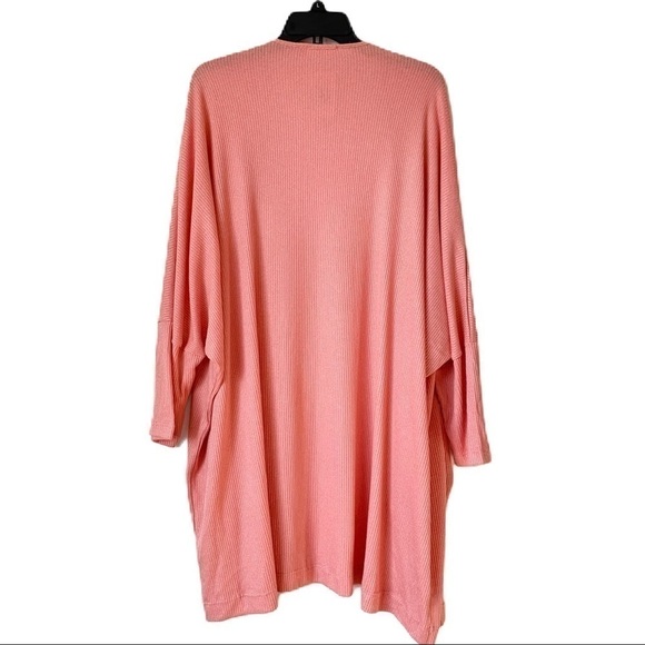 MARONIE Anthropologie Oversized Ribbed Knit Dolman Open Cardigan Medium NEW - Picture 5 of 6